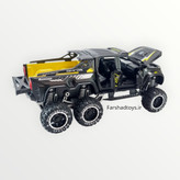 ماکت فلزی مرسدس بنز X-Class 6x6 مشکی با درها و کاپوت باز