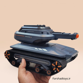 نمای اندازه تانک کنترلی تیر ژلهای S.X Toys مدل 6615A در دست