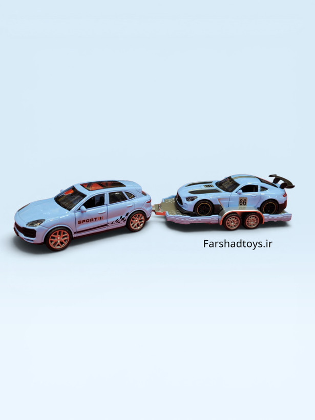 ست خودروبر آبی طرح پورشه کاین و مرسدس AMG GT آیتم 6643-T3