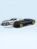 ماکت مرسدس بنز AMG Vision Gran Turismo در رنگهای نقرهای و مشکی مقیاس 1:32