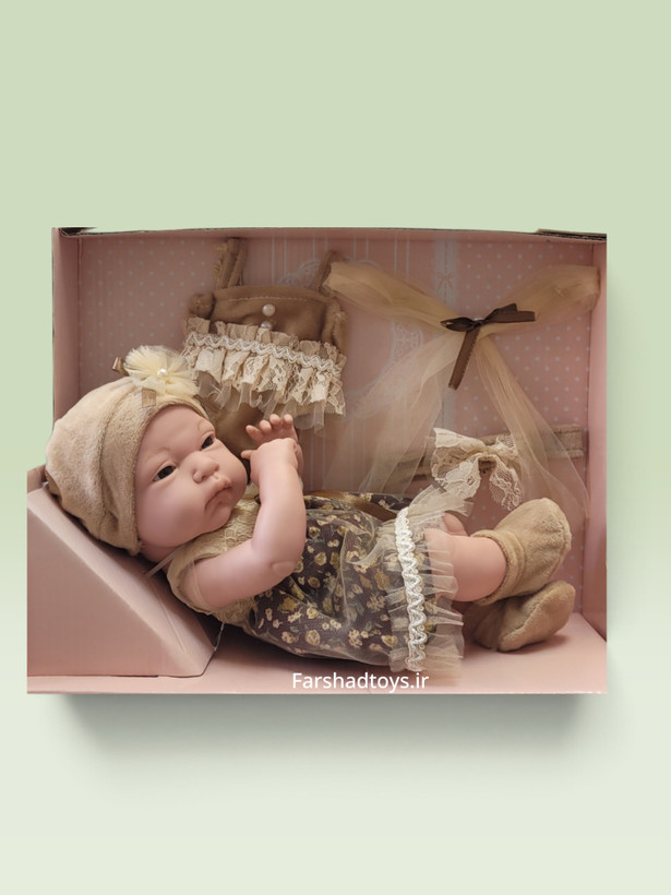 عروسک نوزاد Baby So Lovely همراه لباس و پاپوش