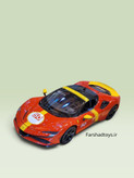 ماکت بوراگو فراری SF90 Stradale Assetto Fiorano شماره 50 نمای جلو