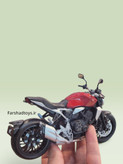 نمای عقب ماکت موتورسیکلت هوندا CB1000R قرمز ولی مقیاس 1:12