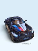 ماکت فلزی BMW Z4 M40i مشکی با طرح M Motorsport و چراغ