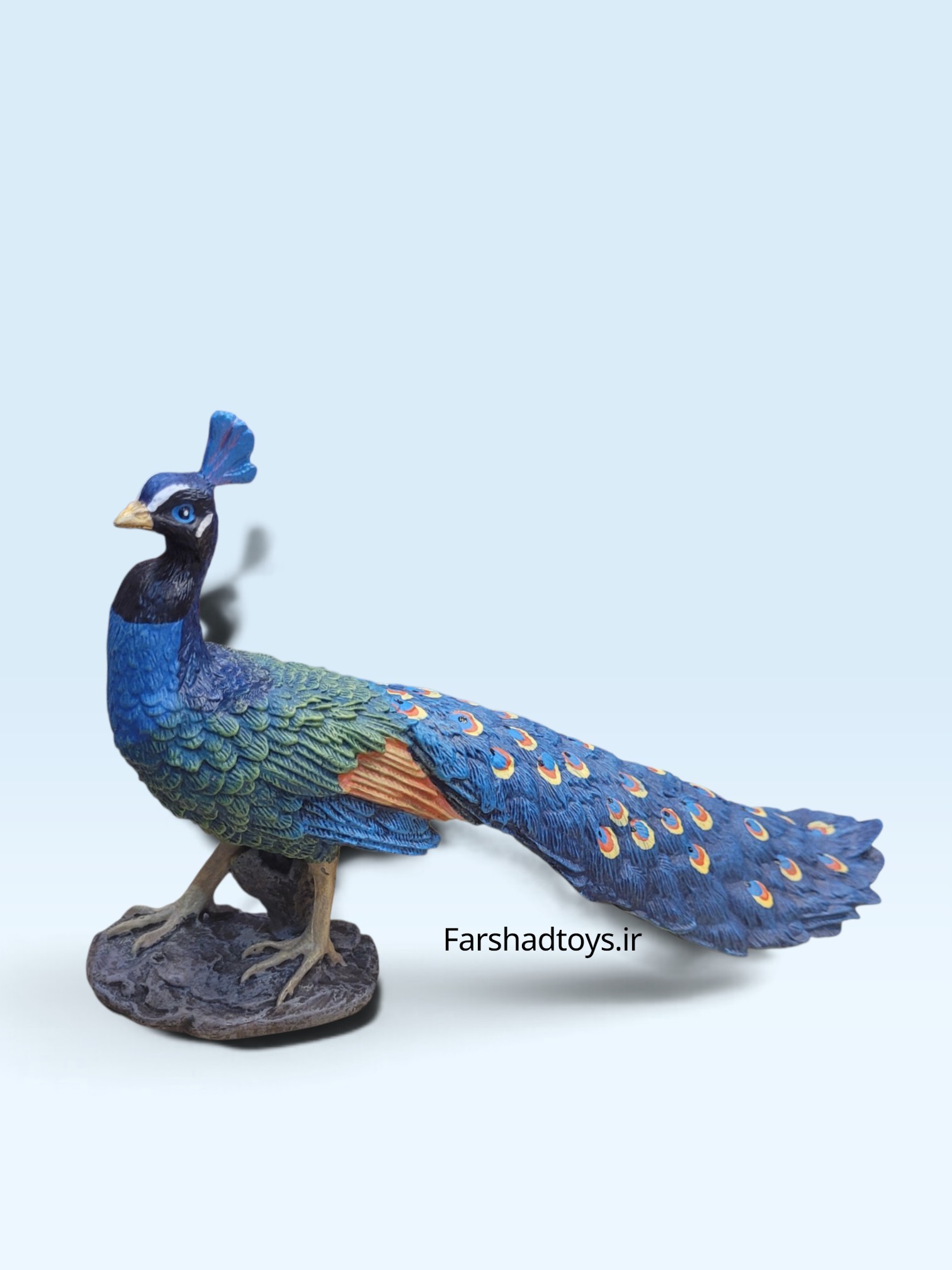 فیگور طاووس آبی Animal Paradise آیتم PL127-2623 نمای اصلی فرشاد تویز