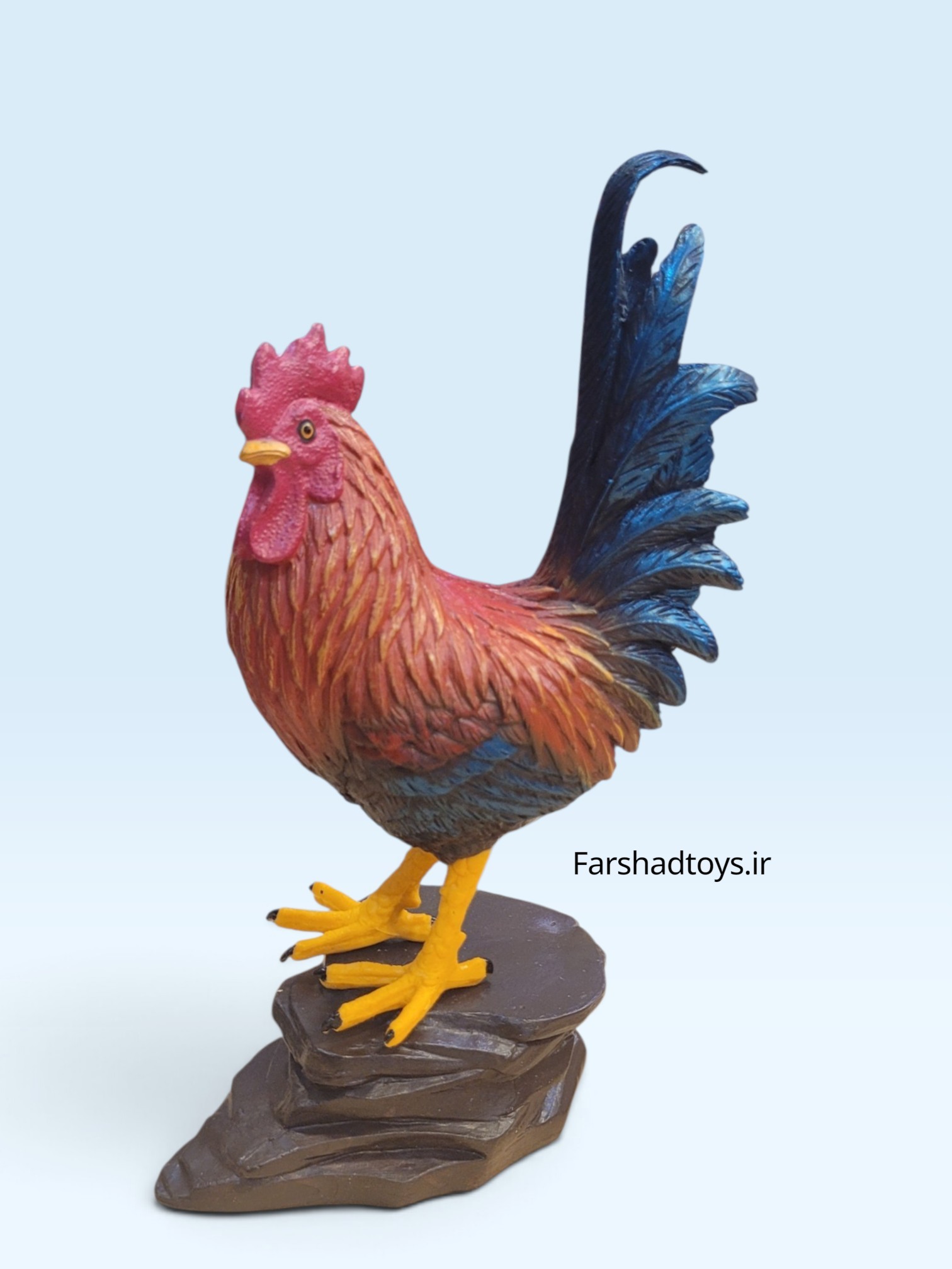 فیگور خروس Animal Paradise کد PL127-2902 نمای روبه‌رو