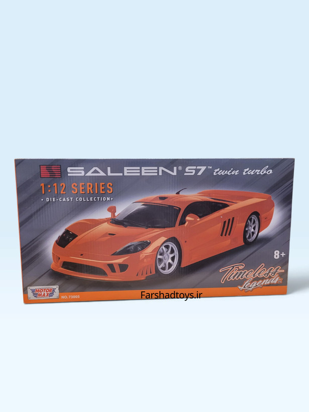 جعبه اصلی ماکت MotorMax Saleen S7 Twin Turbo مقیاس 1:12 آیتم 73005