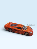 نمای بالا ماکت فلزی Saleen S7 Twin Turbo مقیاس 1:12