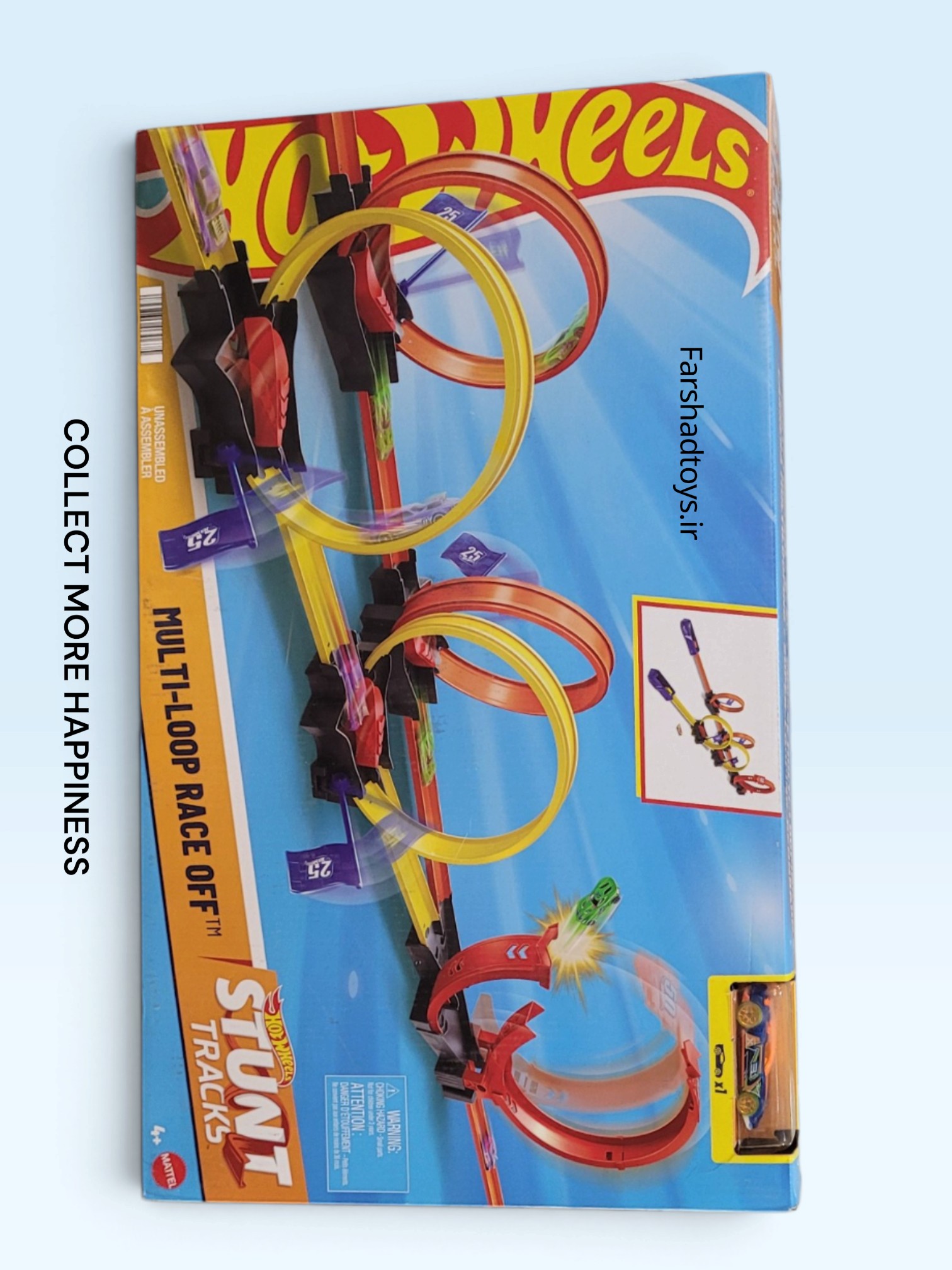 پیست هات ویلز Multi-Loop Race Off مدل HDR83 با ماشین