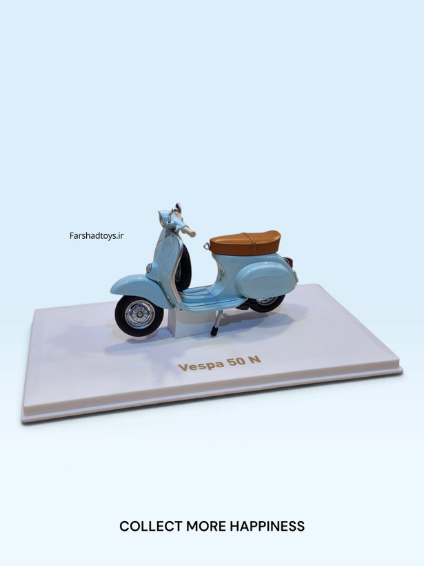 ماکت Norev Vespa 50 N 1969 روی پایه کلکسیونی