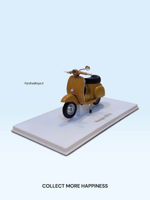 ماکت وسپا Vespa 50 R مدل 1969 نورِو 1:18 زرد پوزیتانو