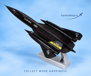 ماکت هواپیمای SR-71 Blackbird مشکی مقیاس 1:144