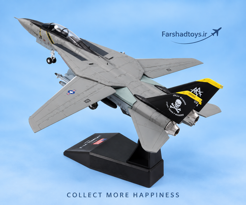 ماکت فلزی جنگنده F-14 Tomcat جولی راجرز مقیاس 1:100