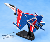 ماکت فلزی جنگنده Sukhoi Su-35S شماره 04 Blue Camouflage مقیاس 1:100