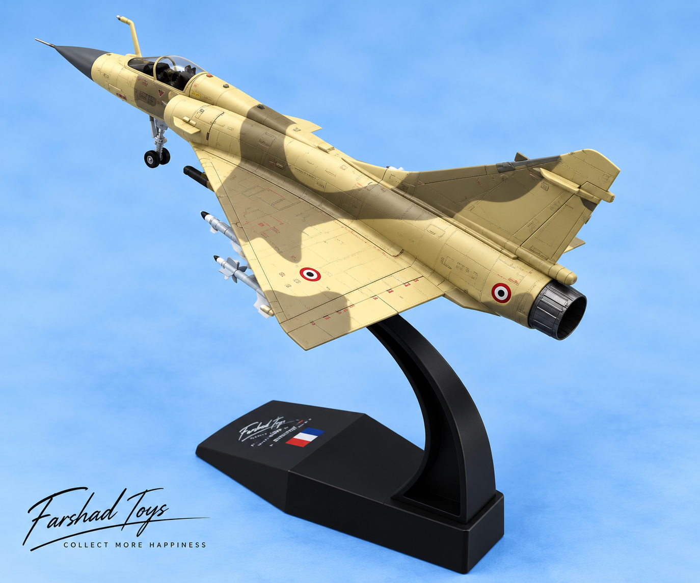 ماکت فلزی جنگنده Mirage 2000C صحرایی مقیاس 1:100 فرشاد تویز