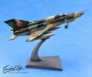 ماکت فلزی جنگنده MiG-21MF White 15 شوروی مقیاس 1:72 فرشاد تویز