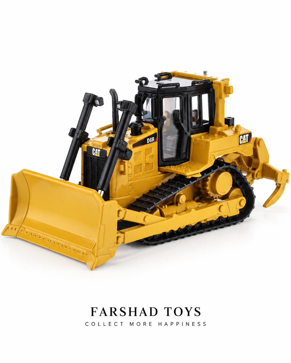ماکت فلزی بولدوزر CAT D6R Track-Type Tractor مقیاس 1:64 برند Diecast Masters