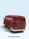 نمای عقب ماکت Volkswagen T1 Porsche مینی چمپس 1:43