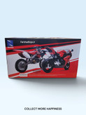 پشت جعبه ماکت هوندا CBR1000RR نیوری با نشان محصول رسمی Honda