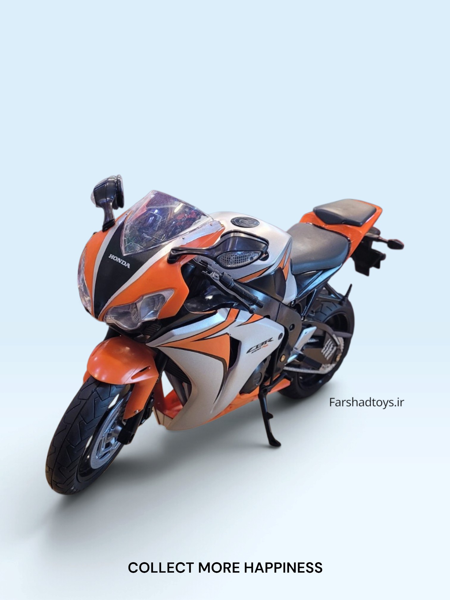 ماکت موتور هوندا CBR1000RR مدل 2010 نیوری مقیاس 1:6 نمای سه‌رخ جلو