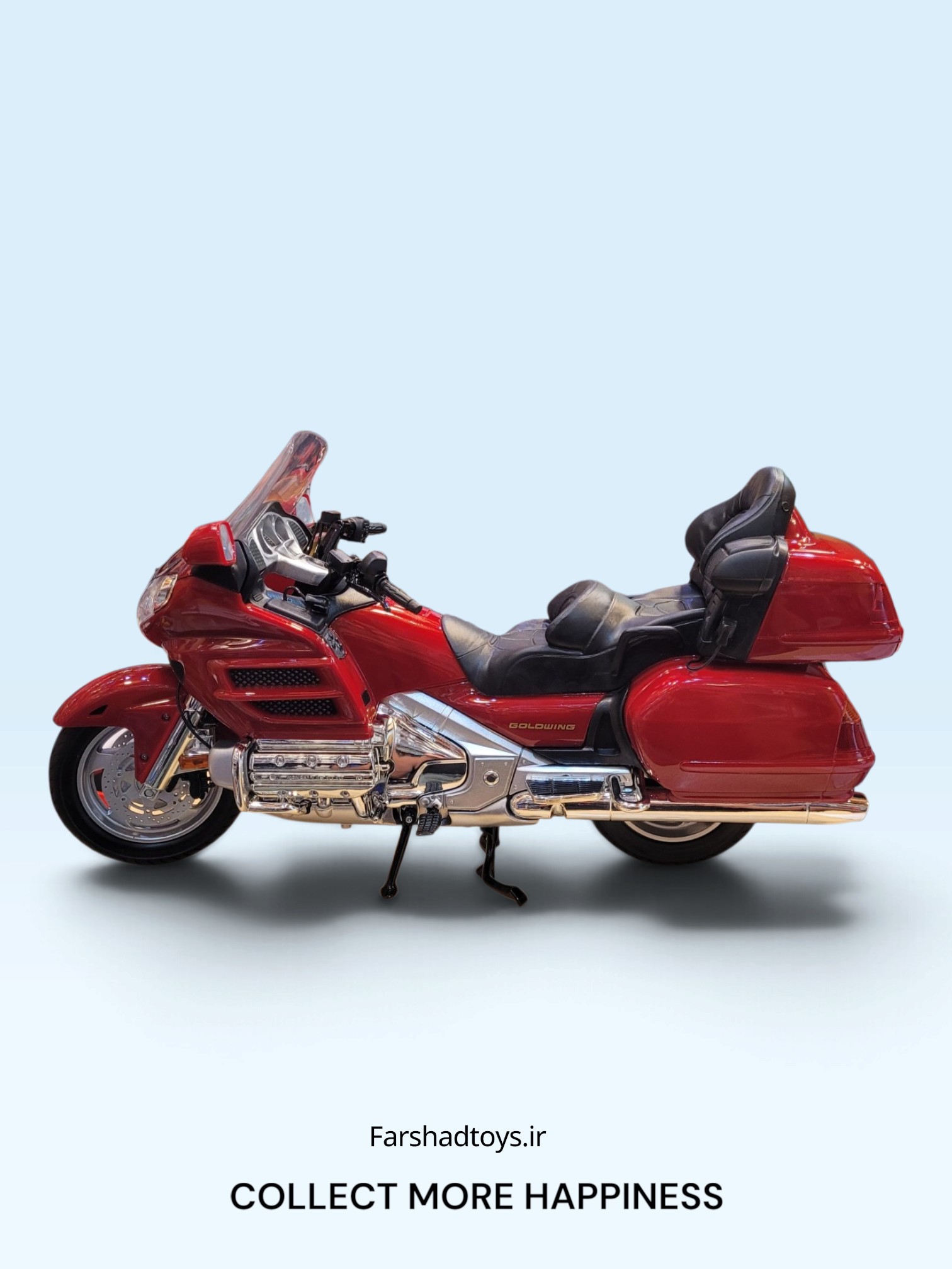 ماکت موتور هوندا Gold Wing GL1800 موتور مکس مقیاس 1:6 نمای جانبی