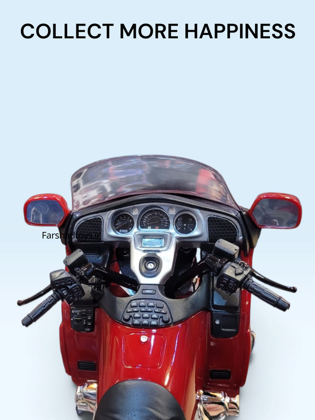جزئیات داشبورد و صفحه آمپر ماکت هوندا Gold Wing GL1800 مقیاس 1:6