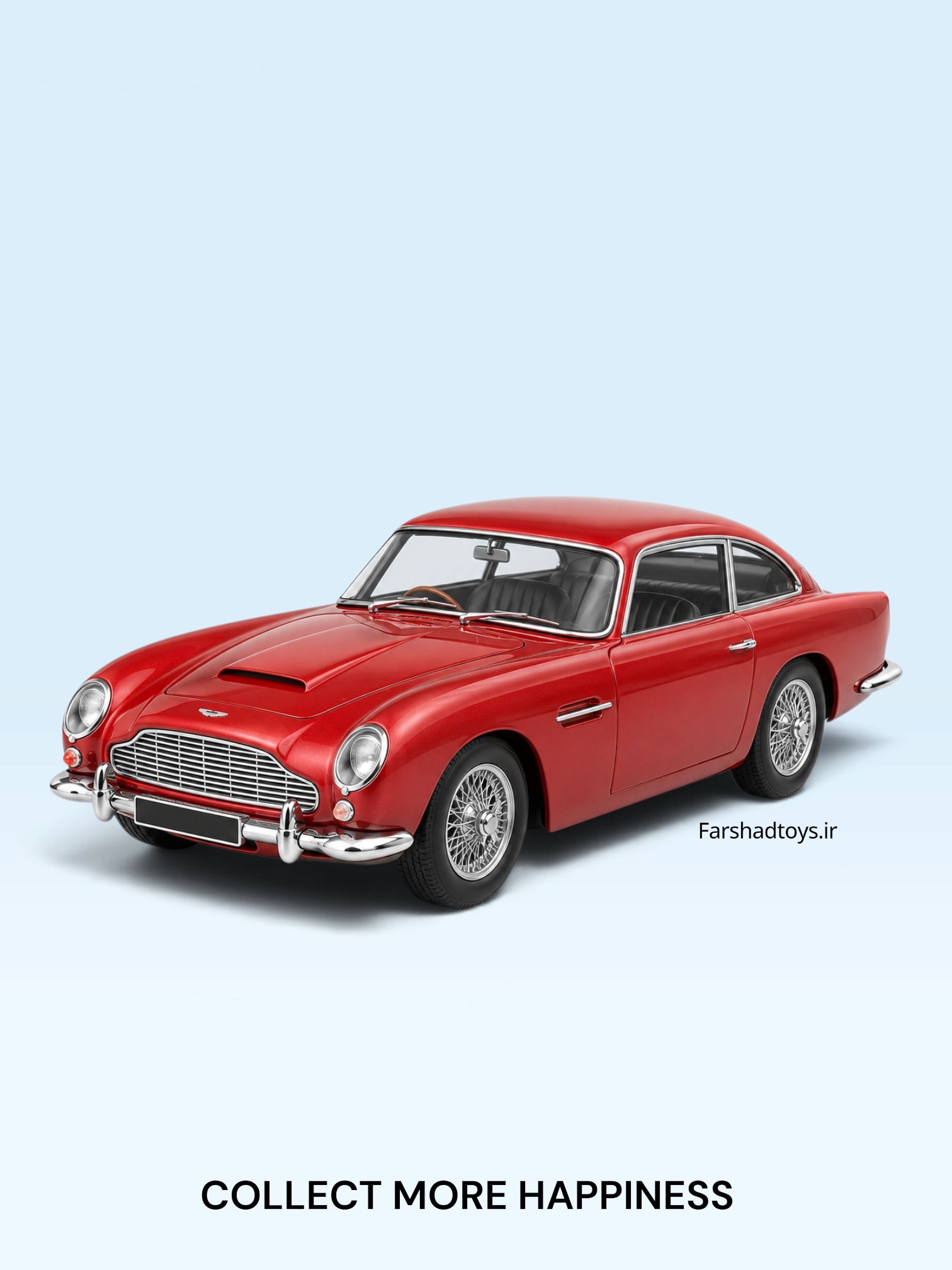 ماکت استون مارتین DB5 مدل 1964 قرمز متالیک سولیدو مقیاس 1:18 در فرشاد تویز