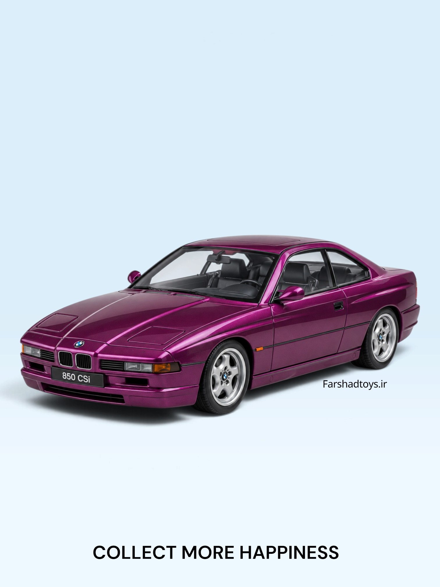 ماکت بی ام و 850 CSi E31 بنفش Daytona Violet سولیدو مقیاس 1:18 در فرشاد تویز