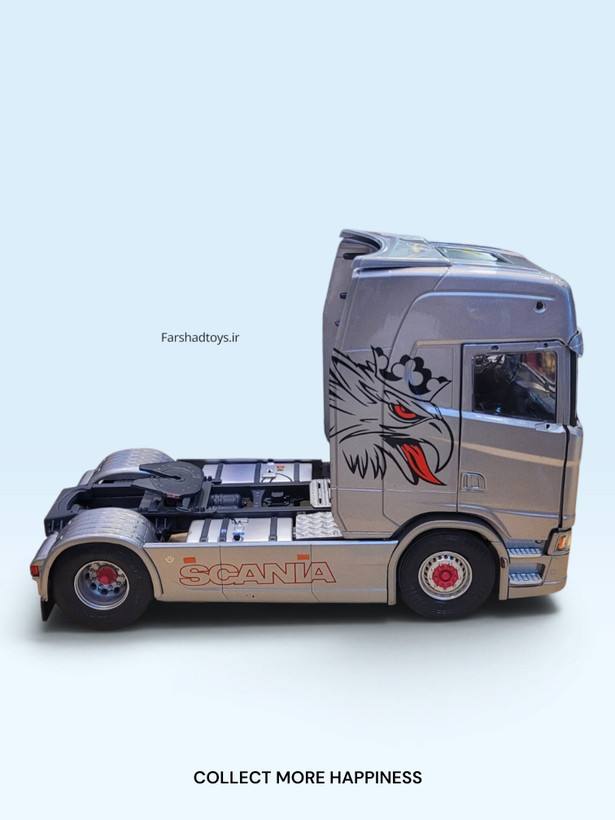 ماکت کلهکشنده Scania 580S Highline Custom Silver سولیدو 1:24 کد S2400305