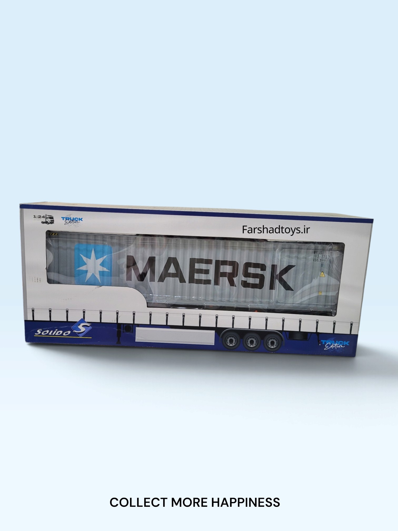ماکت تریلر کانتینربر MAERSK سولیدو مقیاس 1:24