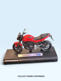 ماکت هوندا NC750S قرمز ویلی روی پایه نمایش مقیاس 1:18