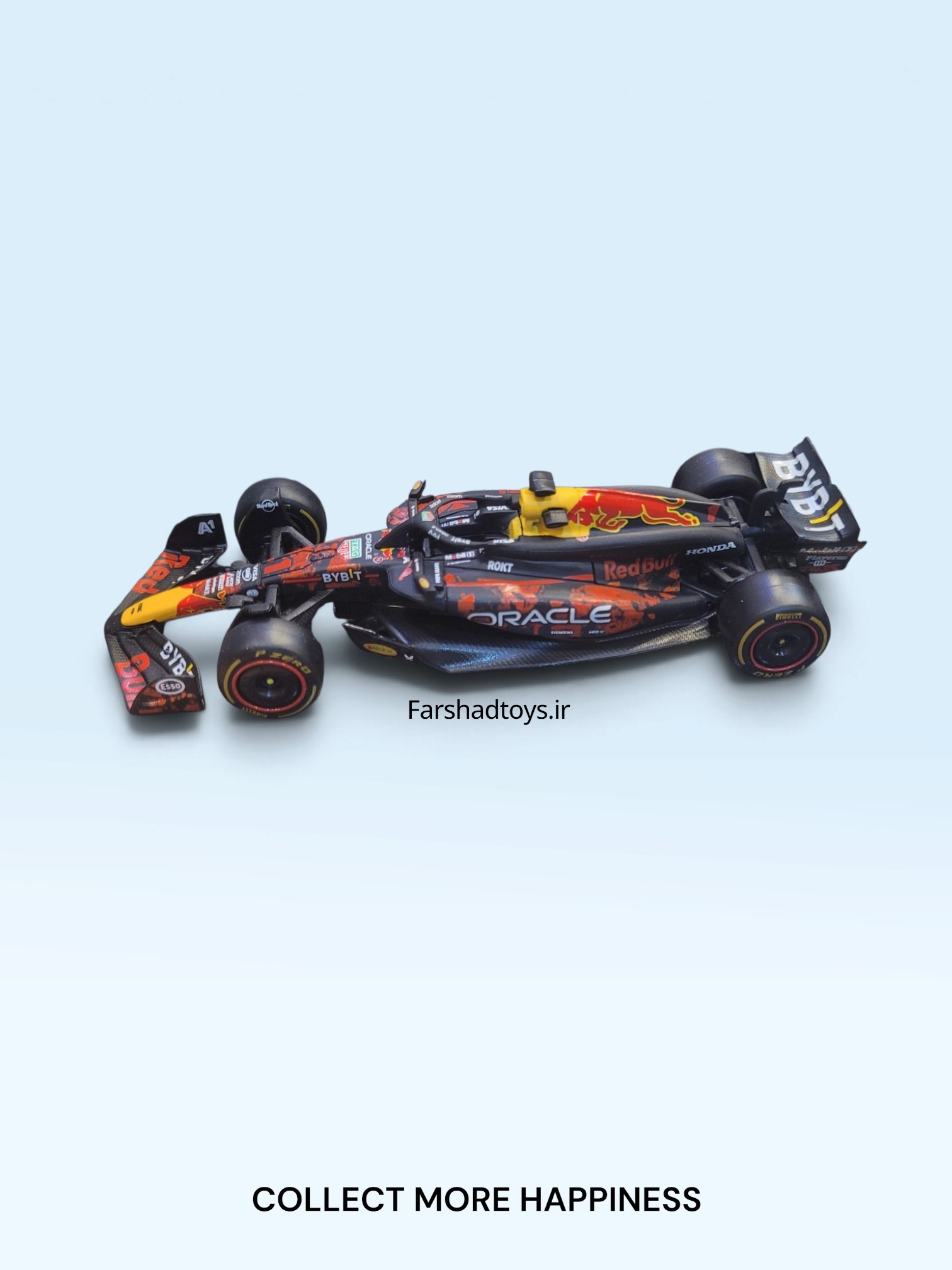 ماکت Red Bull RB20 مکس ورشتپن بریتانیا 2024 با لیوری ویژه Bburago مقیاس 1:43